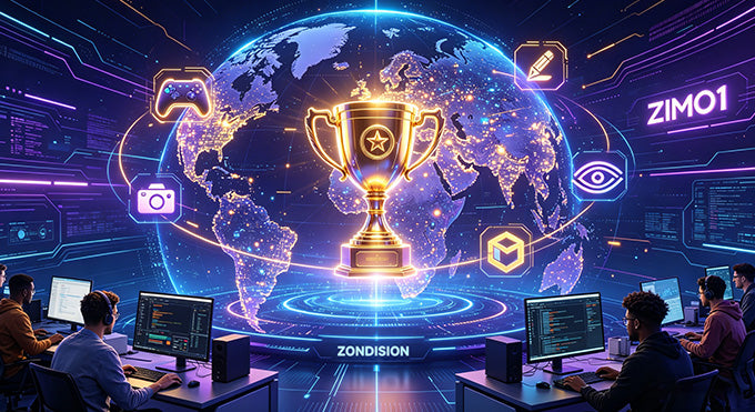 Zondision Workspace ecosystem connecting ZIMO 3D hardware, software and creators